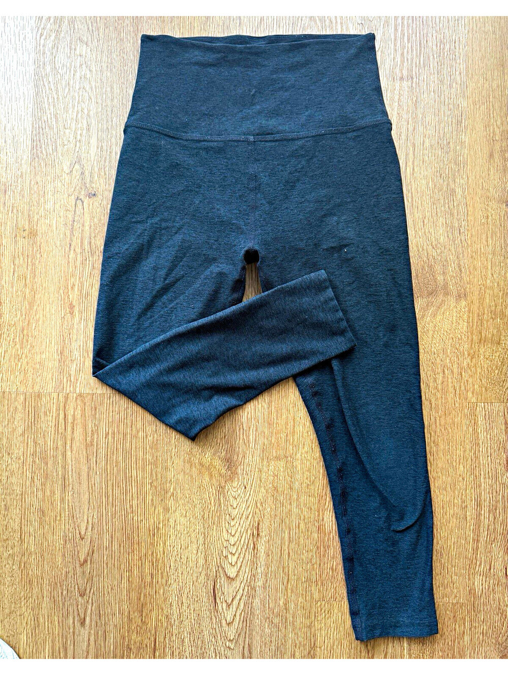 Beyond Yoga High Waisted Leggings Womens Small S Black Charcoal Full Length